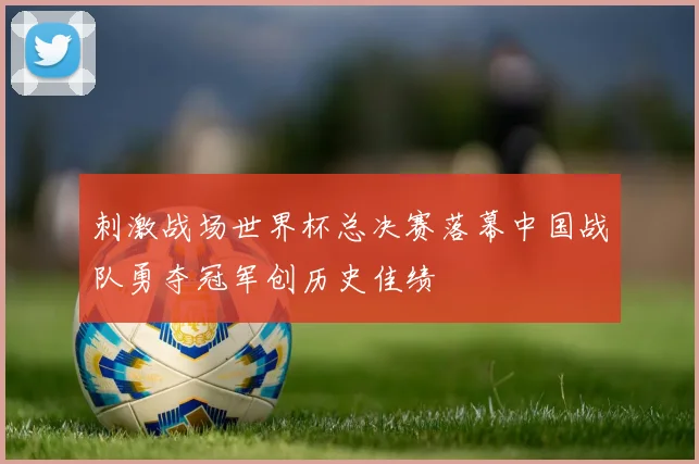 刺激战场世界杯总决赛落幕中国战队勇夺冠军创历史佳绩